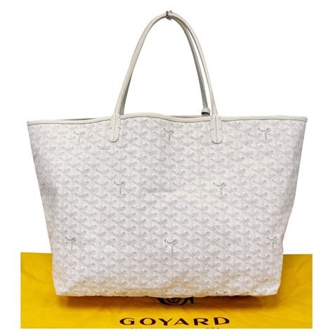 white goyard travel bag|goyard tote bag price.